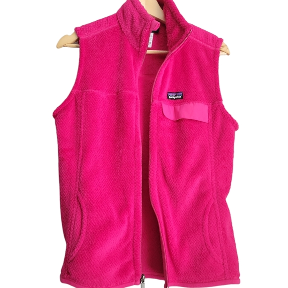 Patagonia Jackets & Coats Womens Pink Large Patagonia Polartec Vest Poshmark
